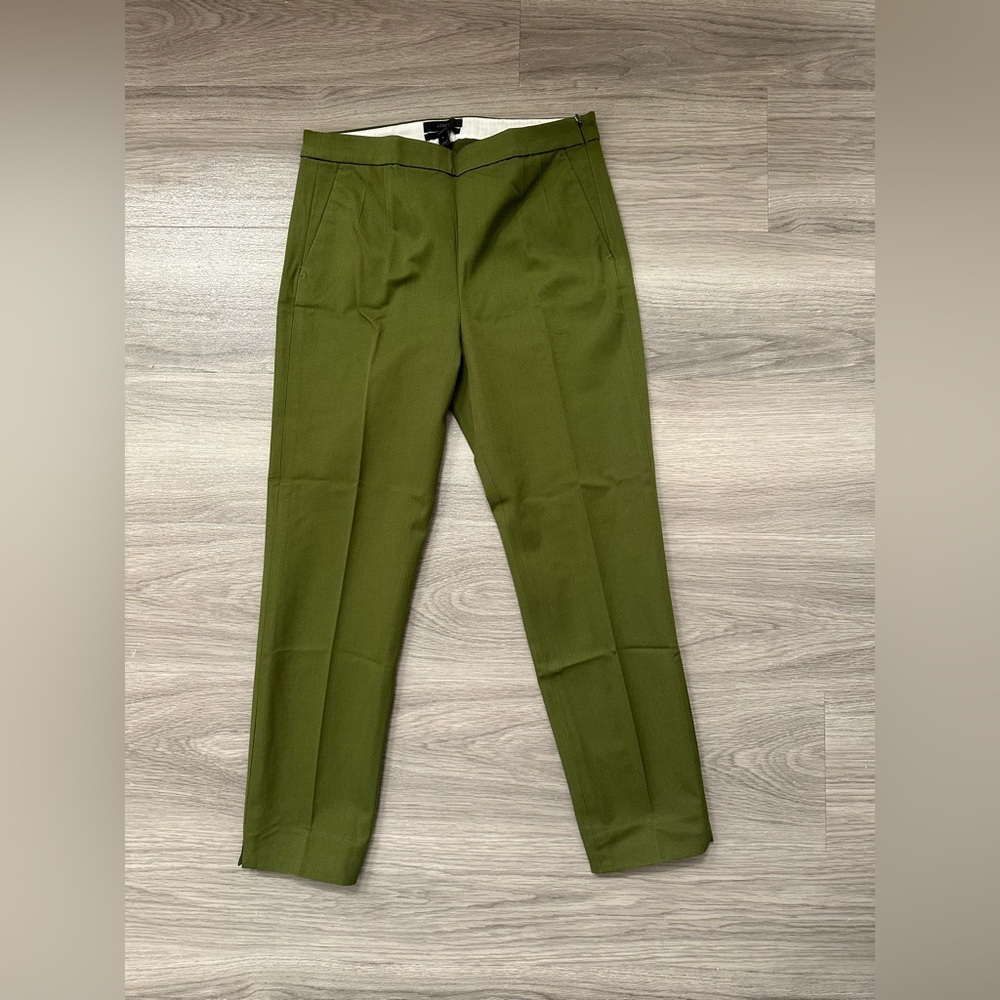 J.Crew Pants Martie Tapered Dress Dark Green Bottoms Business Formal Work 4